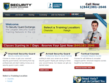Tablet Screenshot of northcarolinasecuritylicense.com